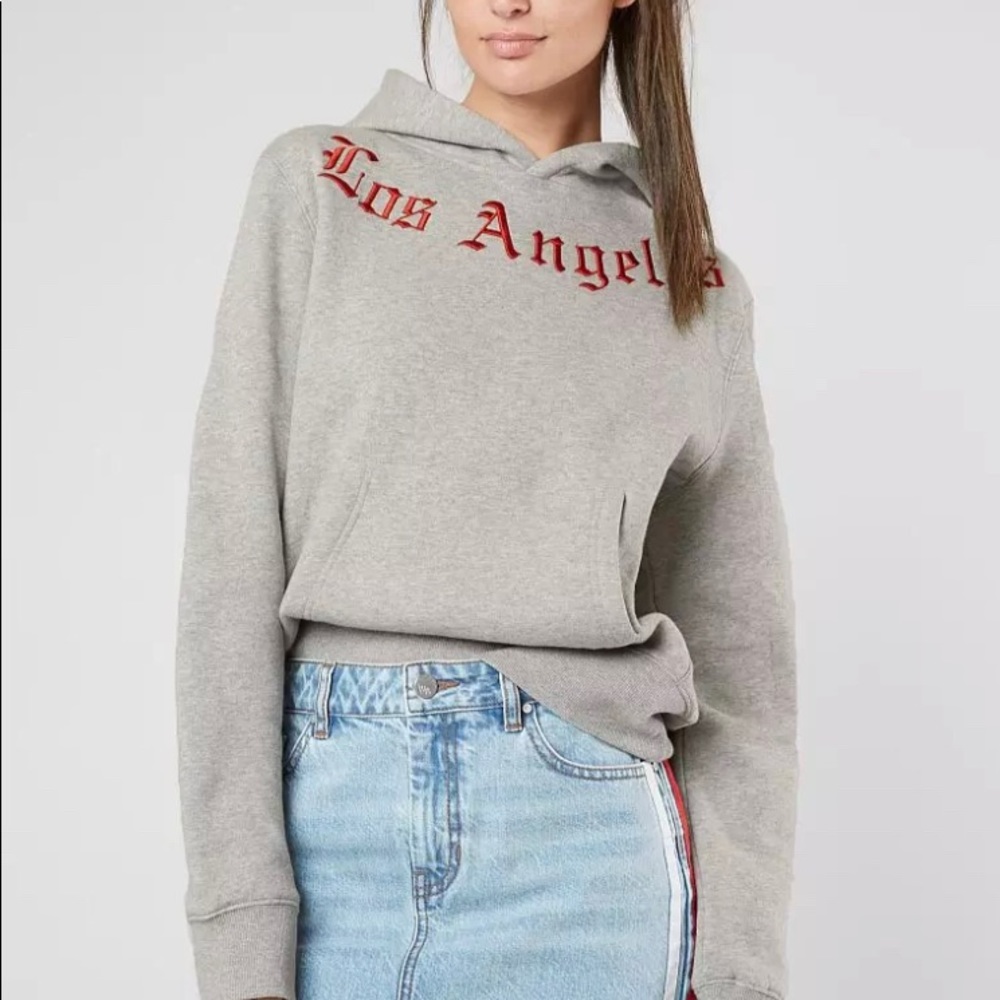 KENDALL+KYLIE old english hooded Los Angeles hoodie ❣️❤️